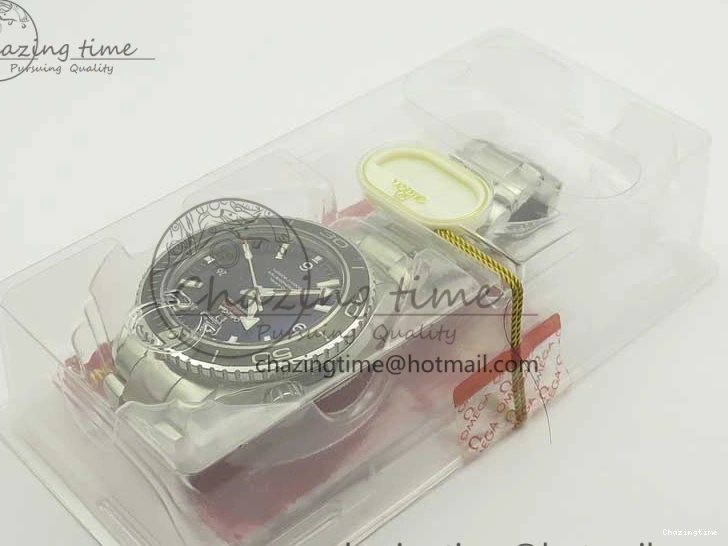 0309 EyeCatching Planet Ocean Professional Ceramic Bezel 45.5mm 1:1 VSF Best Edition Silver Markers on SS Bracelet A8500 Super Clone 8050